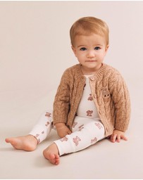 Huxbaby - 3-Piece Beary Snuggly Newborn Gift Set - Babies-Kids