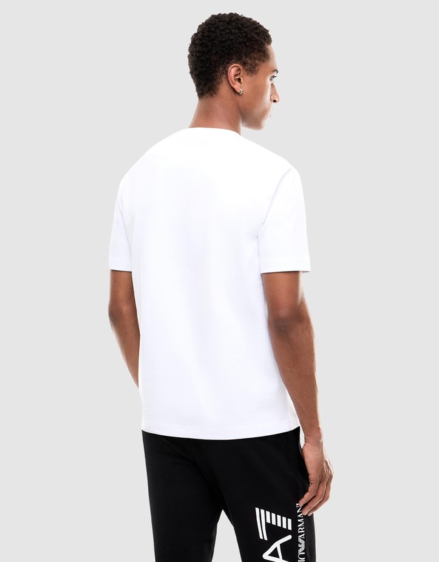 Emporio Armani EA7 - SS Train Logo Series M Oversize Logo Tee