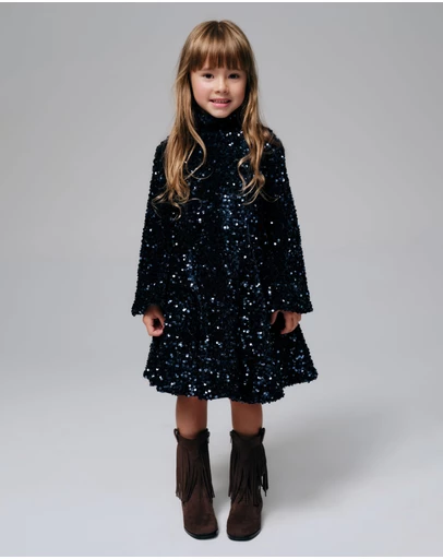 Bardot Junior - Annie Sequin Mini Dress - Kids-Teens