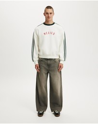 Cotton On - Oversized Graphic Crew Sweater