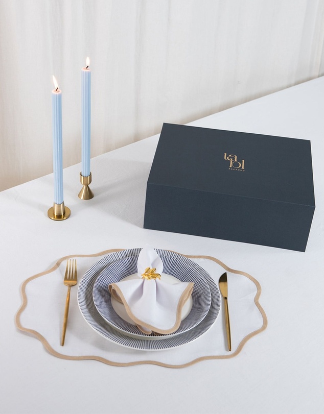 Tablescaped - The Greek Islands - Set of 4 Napkins