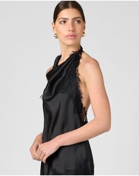 MVN - Lace Halter Neck Top