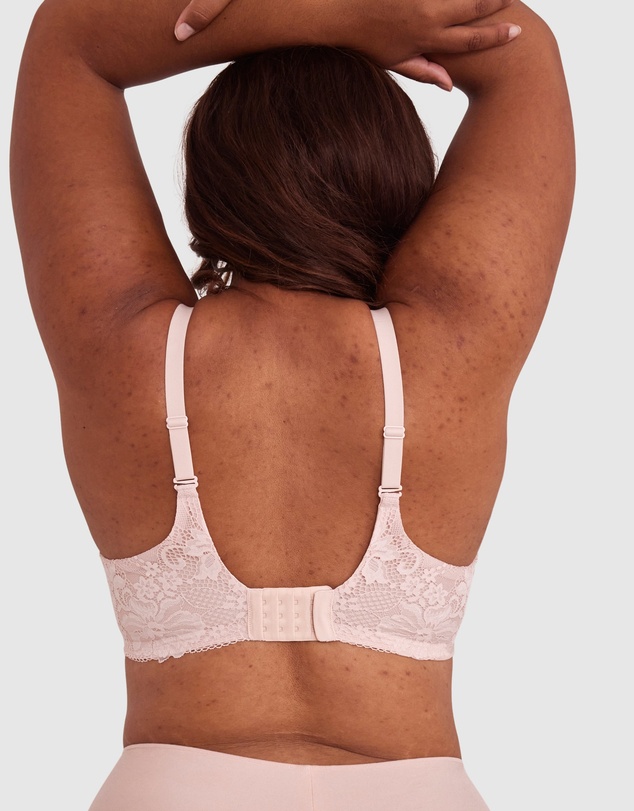 Bras N Things - Body Bliss Lace Full Cup Bra - Blush Pink