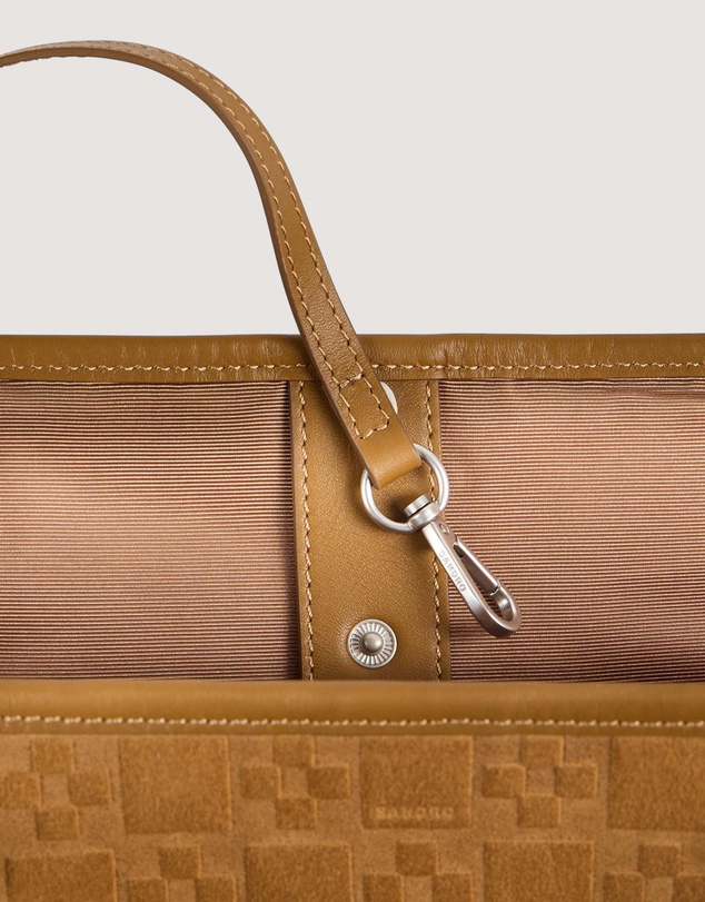 Sandro - Tote Square Cross Suede Messenger