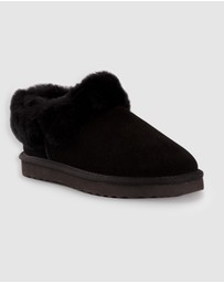 AusWooli Ugg Boots - Coogee Sheepskin Wool Ankle Slippers