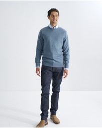 3 Wise Men - 3 Wise Men Driver Crew Neck - Cement