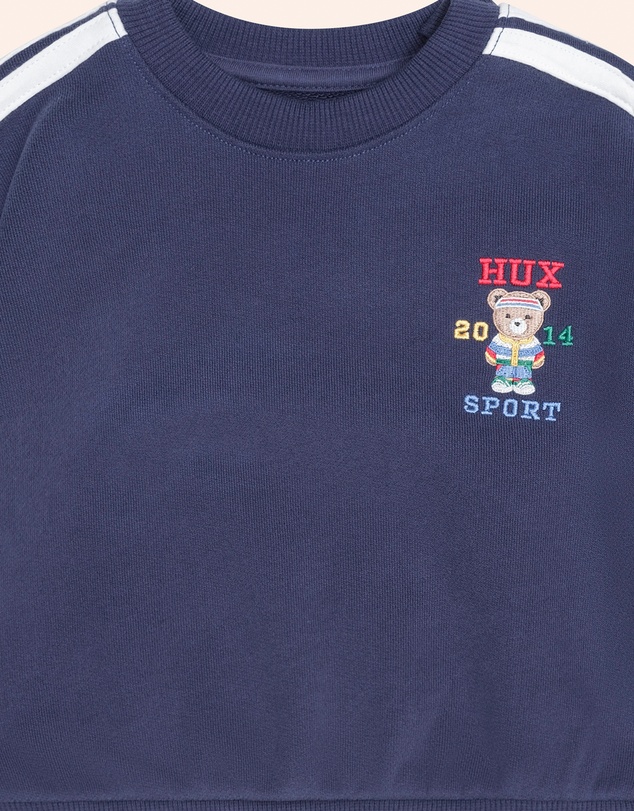Huxbaby - Hux Sport Sporty Stripe Sweatshirt - Babies-Teens