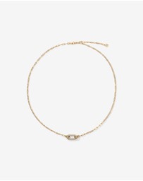 Michael Hill - Luxe Links Necklace with Cubic Zirconia in 18kt Vermeil