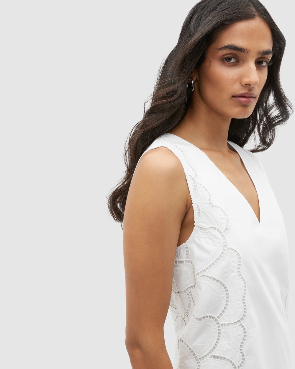 seed heritage broderie lace dress Seed Heritage Lace Broderie Shell Mini Dress