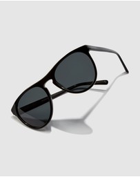 Hawkers Co - Polarized Black Dark Joker Sunglasses for Men and Women UV400