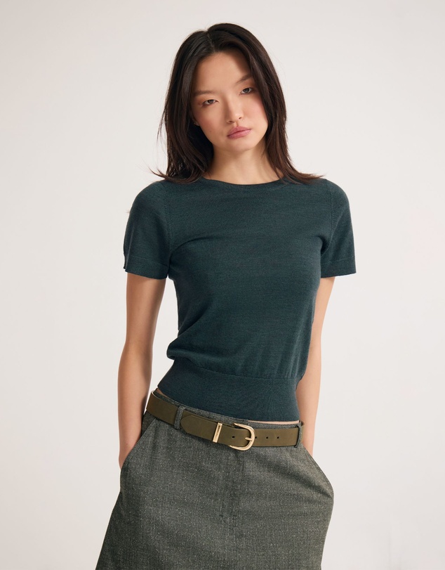 Oxford - Grace Short Sleeve Merino Knit