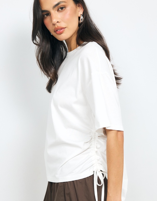 AERE - Tie Detail T-Shirt