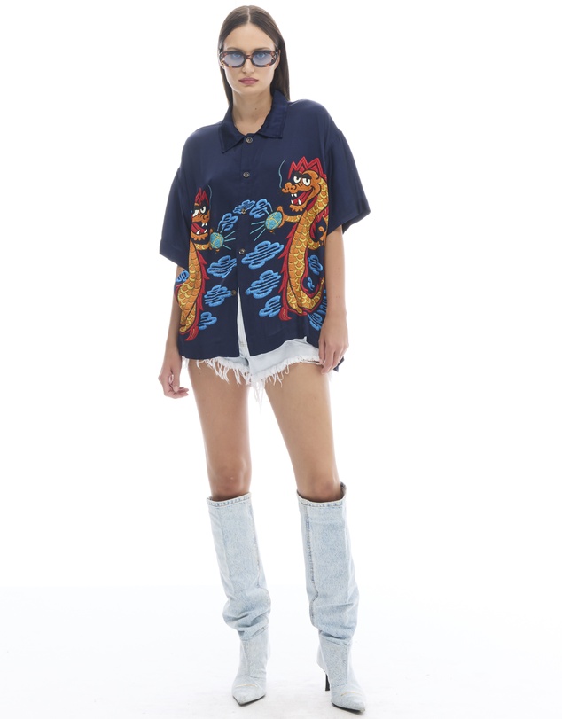 THE TALES - Lucky Dragon oversized Shirt
