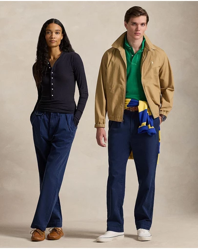 Polo Ralph Lauren - Whitman Relaxed Fit Pleated Chino Pants