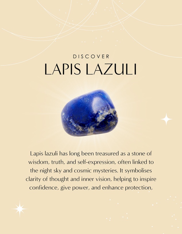 Ottoman Hands - Lapis Moon Rotating Pendant Necklace