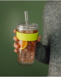 KeepCup - Longplay Cold Cup 16oz Reusable Coffee Cup with Boba Straw Lid
