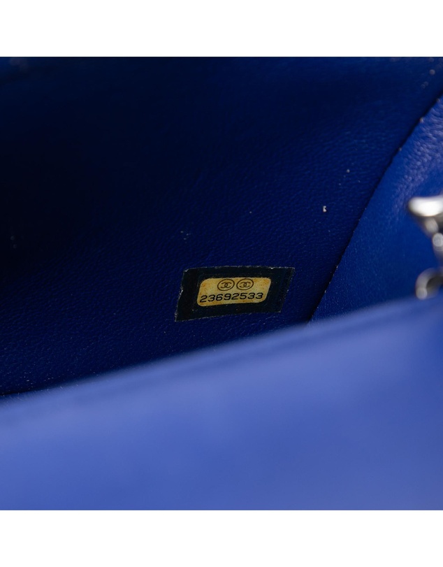 Pre-Loved by Azura Reborn - Pre-Loved Mini Rectangular Classic Chevron Patent Single Flap