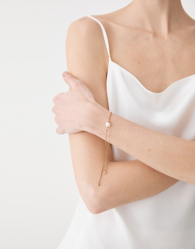 Forcast - Cora Gold Pearl Bracelet