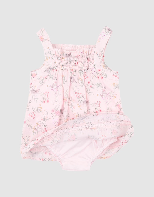 Bebe by Minihaha - Willa Print Overlay Dress - Babies