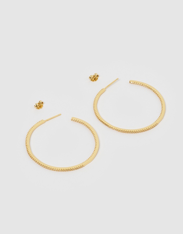 Izoa - Valeria Hoop Earrings