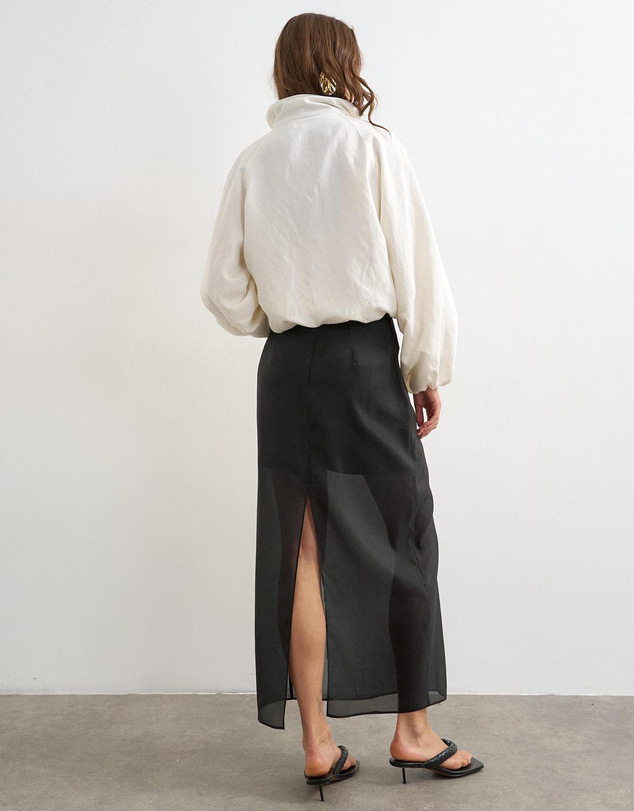 TOPSHOP - Helena Sheer Maxi Skirt