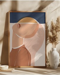 Olive et Oriel - Half Face Half Sun by Ivy Green Illustrations Art Print