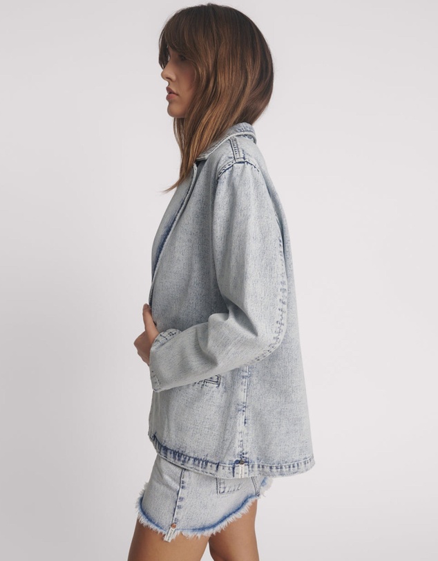 ONE TEASPOON - Boyfriend Denim Blazer - Bahama Blue