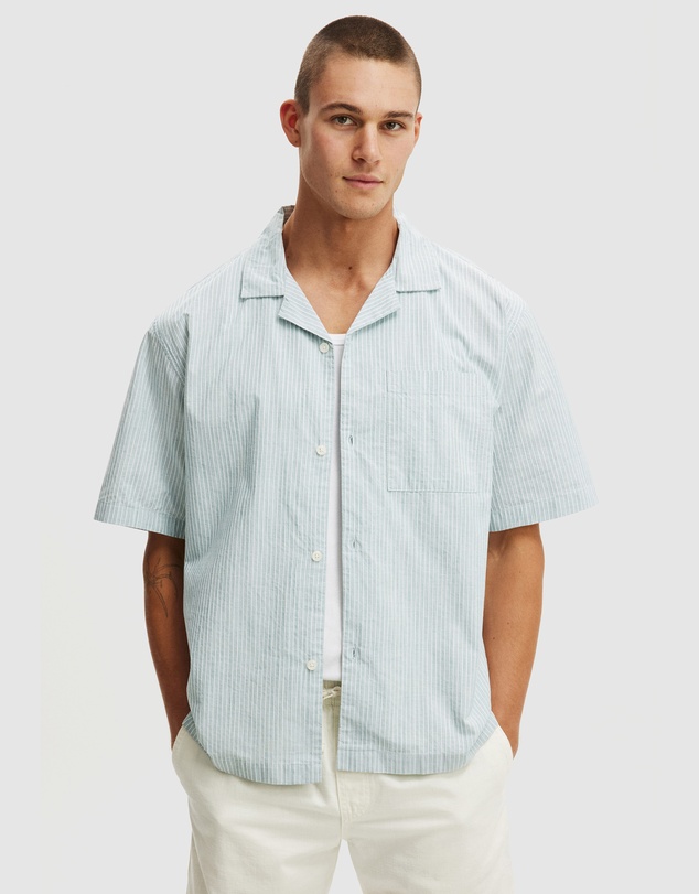 Cotton On - Textured Short Sleeve Shirt