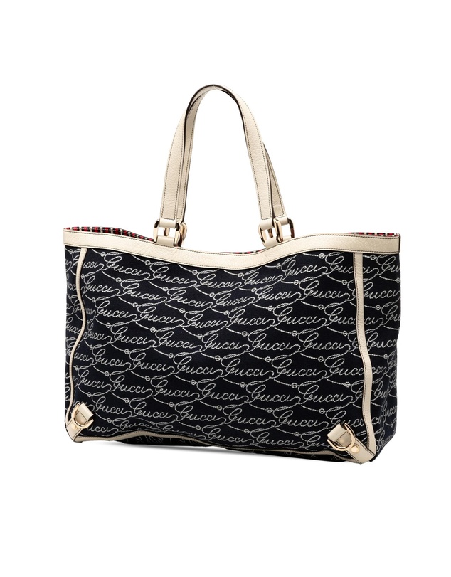 Pre-Loved by Azura Reborn - Pre-Loved 85th Anniversary Canvas Logo Abbey D Ring Tote