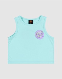 Santa Cruz - Other Dot Pop Chest Cropped Tank - Teens