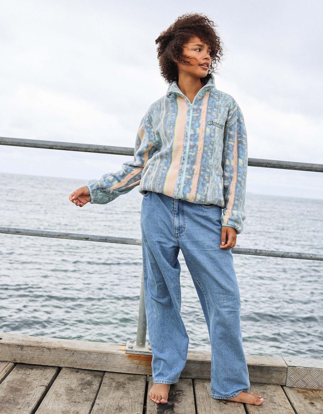 Skwosh - Swayze Stripe Polar Fleece Jacket