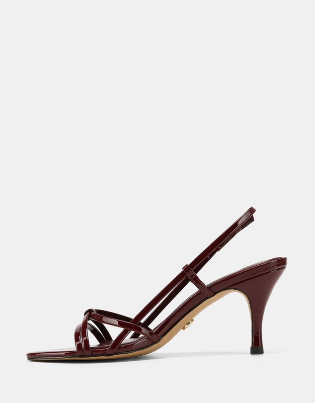 Wittner - Imani Mid Sandals Berry Patent Leather