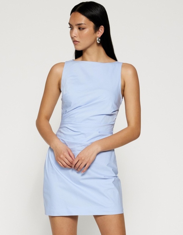 Revibe - Repaired Lover Amala Tuck Detail Mini Dress - AU 12
