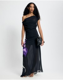 Lover - Cielo Asymmetrical Midi Dress