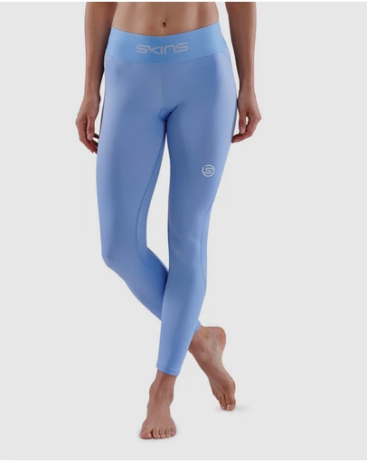 SKINS - SKINS Compression Women's Series-1 Activewear 7/8 Long Tight Sky Blue