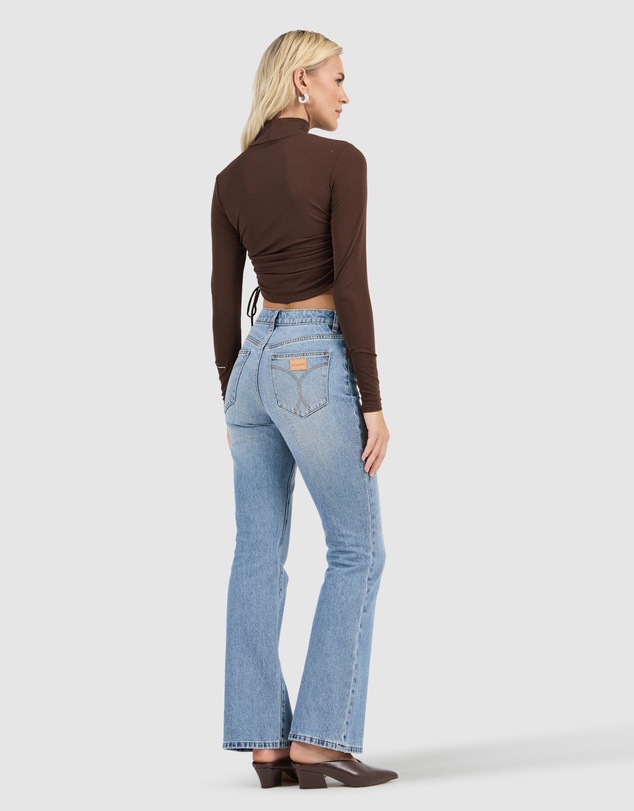Rolla's - Selena Rouched Long Sleeve Top