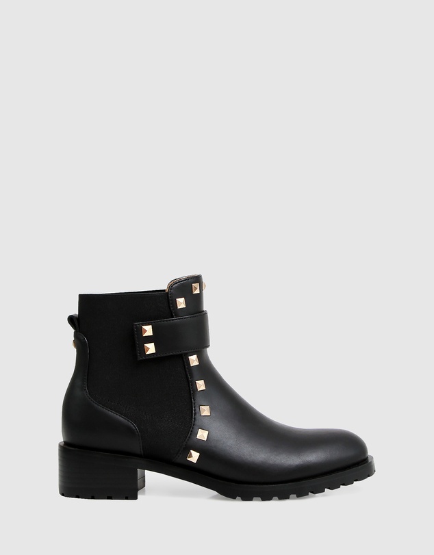 Belle & Bloom - City Lights Leather Ankle Boot