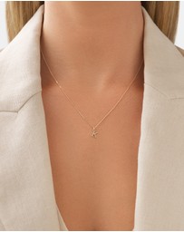 Michael Hill - K Initial Pendant in 10kt Yellow Gold