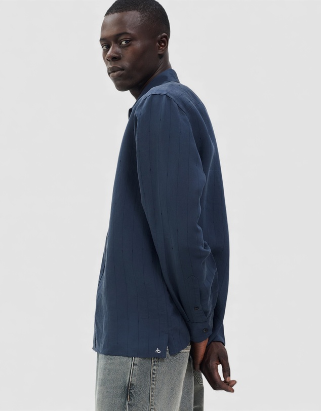 rag & bone - Dalton Jacquard Long Sleeve Shirt