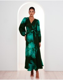 Pilgrim - Lucille V-neck Maxi Dress