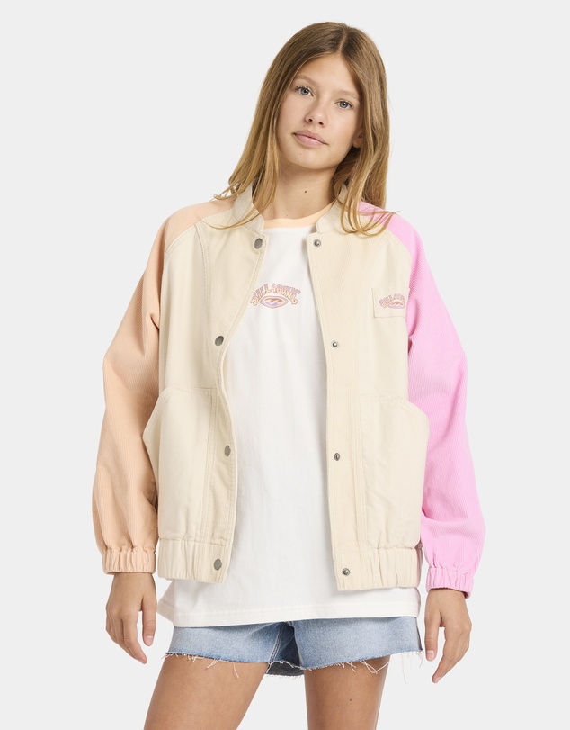 Billabong - Girls 6 to 16 Old Dayz Corduroy Jacket