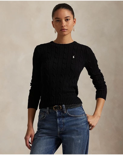 Polo Ralph Lauren - Cable-Knit Cotton Crewneck Sweater