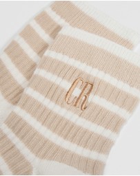 Country Road - Rib Quarter Crew Sock