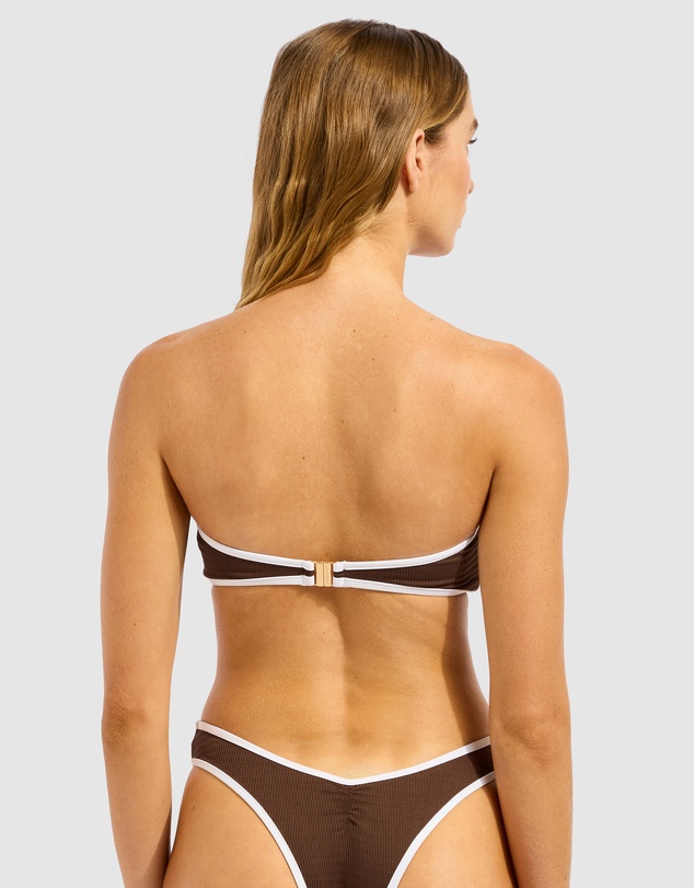 Seafolly - Beach Bound Ring Front Bandeau Bikini Top