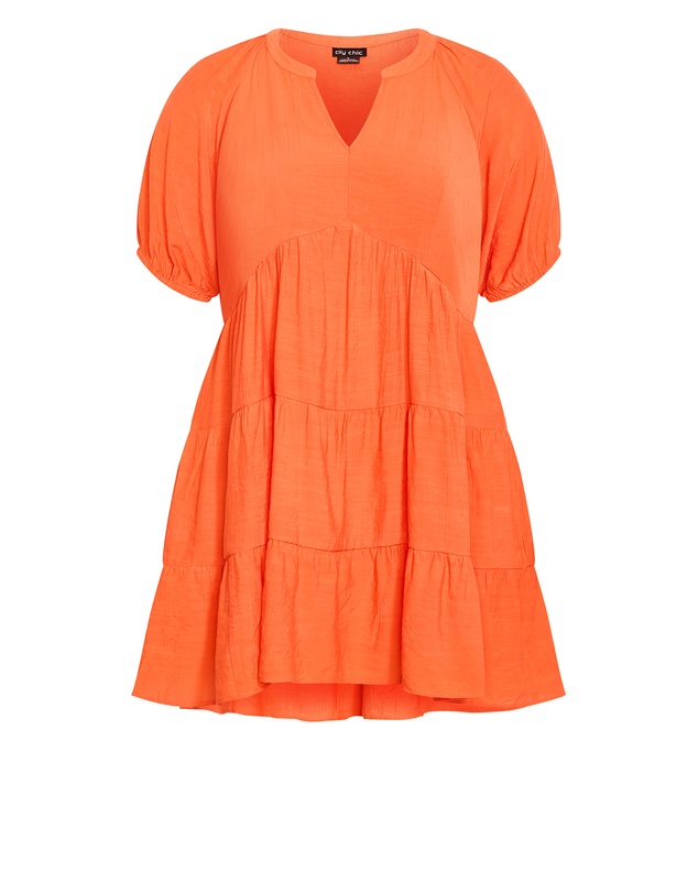 City Chic - Kara Tiered Mini Dress