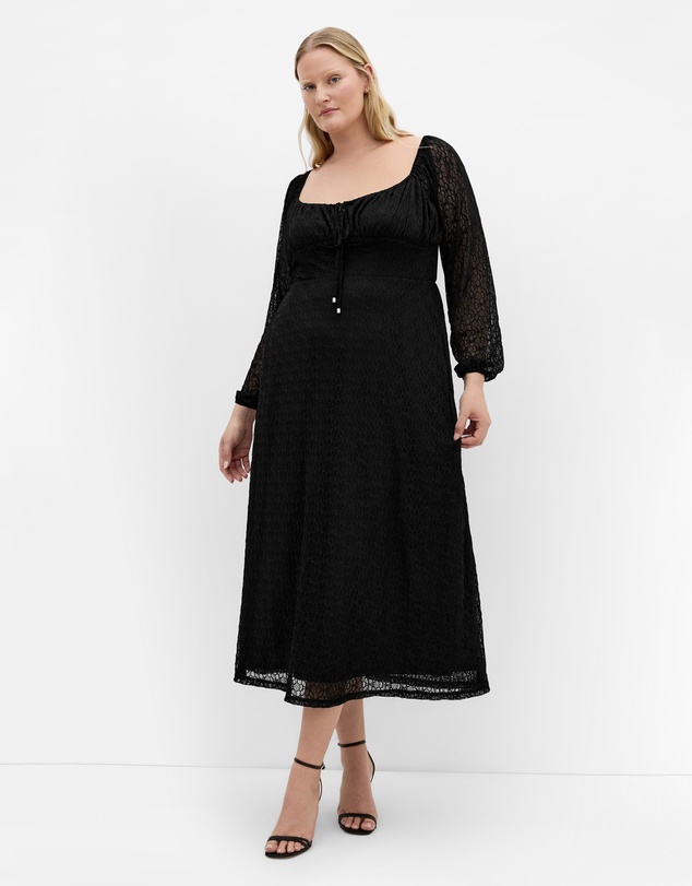 City Chic - Lani Lace Midi Dress