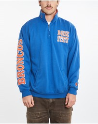 Vintage by The Real Deal - Pre Loved - Vintage Boise State Broncos Quarter Zip Sweatshirt
