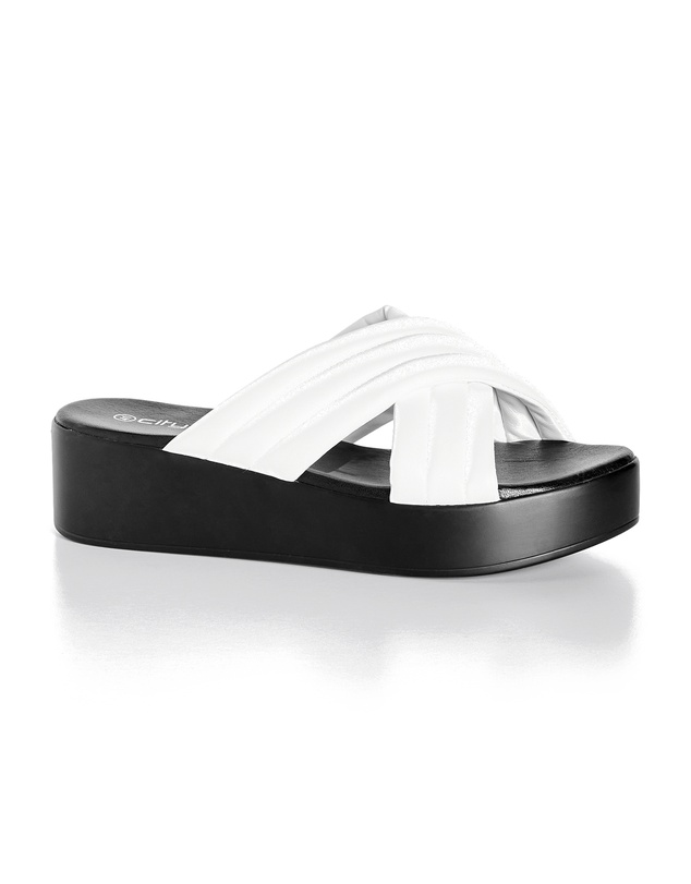 City Chic - WIDE FIT Prairie Flatform