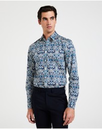 Calibre - Trailing Botanic Print Shirt