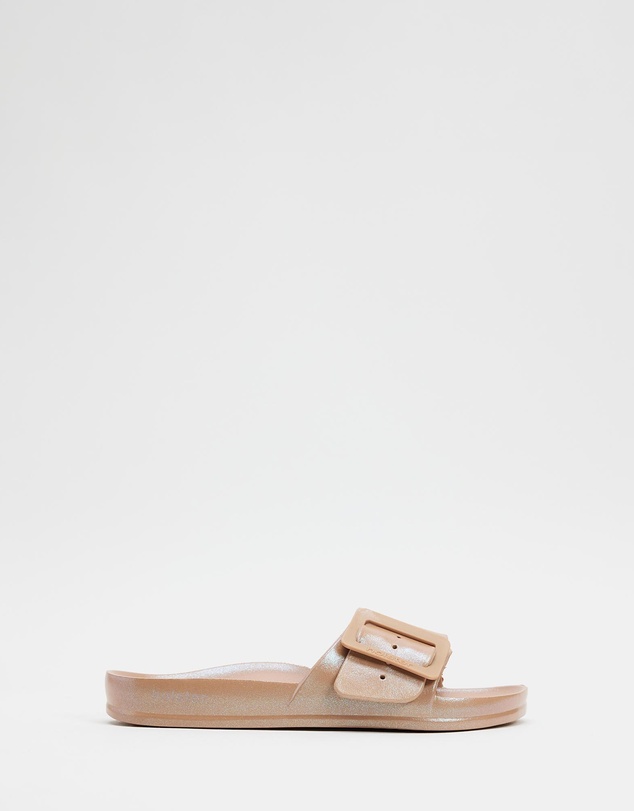 Holster - Solace EVA Slides - Natural Metallic - Women's